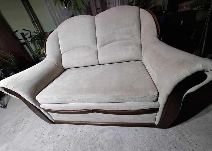 Grajewo ogłoszenia: Sprzedam komplet mebli sofa 2 osobowa (140/90) rozkładana ,2...